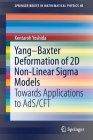 Yang-Baxter Deformation of 2D Non-Linear SIGMA Models: Towards Applications to Ads/Cft (Springerbriefs in Mathematical Physics #40) Cover Image