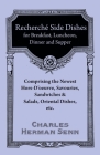 Rechercheì Entreì Es - A Collection of the Latest and Most Popular Dishes By Charles Herman Senn Cover Image