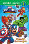 Marvel Super Hero Adventures: These Are the Avengers (World of Reading Level 1) By Alexandra West, Derek Laufman (Illustrator), Dario Brizuela (Illustrator) Cover Image