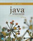 Java Software Solutions By John Lewis, William Loftus Cover Image