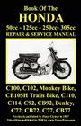 Honda Motorcycle Manual: ALL MODELS, SINGLES AND TWINS 1960-1966: 50cc, 125cc, 250cc & 305cc. Cover Image