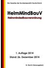 Heimmindestbauverordnung - HeimMindBauV By G. Recht Cover Image