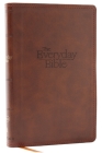 Nkjv, the Everyday Bible, Leathersoft, Brown, Red Letter, Comfort Print: 365 Daily Readings Through the Whole Bible By Thomas Nelson Cover Image