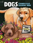 Dogs Stained Glass Coloring Book Cover Image