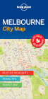Lonely Planet Melbourne City Map 1 Cover Image