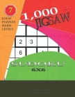 1,000 + sudoku jigsaw 6x6: Logic puzzles hard levels By Basford Holmes Cover Image