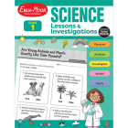 Science Lessons and Investigations, Grade 1 Teacher Resource By Evan-Moor Educational Publishers Cover Image