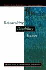 Researching Disability Issues By Michele Moore, Michael Moore, Sarah Beazley Cover Image