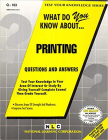 PRINTING: Passbooks Study Guide (Test Your Knowledge Series (Q)) By National Learning Corporation Cover Image