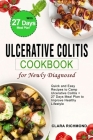 Ulcerative Colitis Cookbook for Newly Diagnosed: quick and easy recipes to camp ulcerative colitis +27 days meal plan to improve healthy lifestyle Cover Image