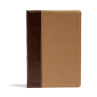 KJV Rainbow Study Bible, Brown/Tan LeatherTouch Cover Image