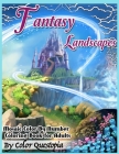 Fantasy Landscapes - Mosaic Color By Numbers Coloring Book For Adults: A Magical Extreme Adult Color-By-Number Book of Detailed Hidden Nature, Secret By Color Questopia Cover Image