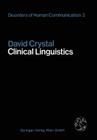 Clinical Linguistics (Disorders of Human Communication #3) Cover Image