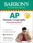 AP Human Geography: with 3 Practice Tests (Barron's Test Prep) Cover Image