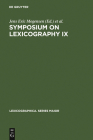 Symposium on Lexicography IX: Proceedings of the Ninth International Symposium on Lexicography April 23-25, 1998 at the University of Copenhagen (Lexicographica. Series Maior #103) Cover Image