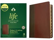 NLT Life Application Study Bible, Third Edition (Red Letter, Leatherlike, Brown/Tan, Indexed) Cover Image