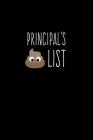 Principal's List: Principal Humor Notebook Cover Image