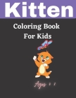 Kitten Coloring Book For Kids Ages 4-8: cats colouring pages By Boo Coo Cover Image