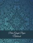 Polar Graph Paper Notebook: Classic Mandala Blue Color, 5 Degree Polar Coordinates 120 Pages Large Print 8.5