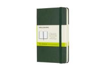Moleskine Notebook, Pocket, Plain, Myrtle Green, Hard Cover (3.5 x 5.5) Cover Image