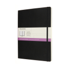 Moleskine Notebook, Ruled-Plain, Black, Extra Large, Soft Cover (7.5 x 10) By Moleskine Cover Image