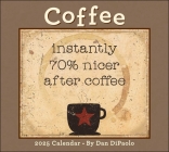 Coffee 2025 Deluxe Wall Calendar By Dan DiPaolo Cover Image