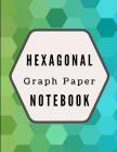 Hexagonal Graph Paper Notebook: Small Hexagons 8.5 X 11 Inch Large Notebook for Organic Chemistry, Mapping & Designing By Juicy Press Cover Image