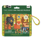 Two Sided On-The-Go Puzzle Woodland By Chronicle Books (Created by) Cover Image