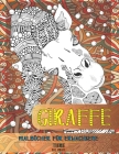 Malbücher für Erwachsene - Big Print - Tiere - Giraffe Cover Image
