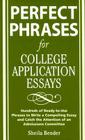 Perfect Phrases F Coll Appl By Sheila Bender Cover Image