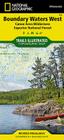 Boundary Waters West Map [Canoe Area Wilderness, Superior National Forest] (National Geographic Trails Illustrated Map #753) By National Geographic Maps - Trails Illust Cover Image