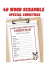 40 word scramble special christmas: Christmas word mixes for children: from 5 years old Cover Image