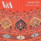 V&A: World of Textiles Mini Wall Calendar 2023 (Art Calendar) By Flame Tree Studio (Created by) Cover Image