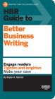 HBR Guide to Better Business Writing (HBR Guide Series) By Bryan A. Garner Cover Image