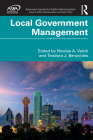 Local Government Management By Nicolas A. Valcik (Editor), Teodoro J. Benavides (Editor) Cover Image