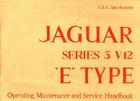 Jaguar E-Type V12 Series 3 (Us By Brooklands Books Ltd Cover Image