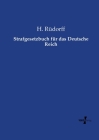 Strafgesetzbuch für das Deutsche Reich Cover Image