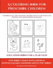 Education Books for 4 Year Olds (A Coloring book for Preschool Children): This book has 50 extra-large pictures with thick lines to promote error free By James Manning, Kindergarten Worksheets (Producer) Cover Image