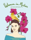 Women in Nature--portraits with flowers: an adult coloring book by artist Rebecca McFarland Cover Image