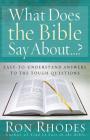 What Does the Bible Say About...? Cover Image