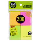 200 Self-Adhesive Notes 1/5x2 By Onyx + Green (Created by) Cover Image