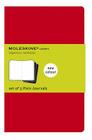 Moleskine Cahier Journal (Set of 3), Large, Plain, Cranberry Red, Soft Cover (5 x 8.25) (Cahier Journals) By Moleskine Cover Image