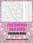 Zoo Animal and Bird - Coloring Book - Reindeer, Groundhog, Zebra, Hyena, and more By Zaniyah Gamble Cover Image