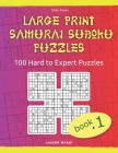 Large Print Samurai Sudoku Puzzles: 100 Hard to Expert Samurai Sudoku Puzzles for Adults By Andrew Manko Cover Image