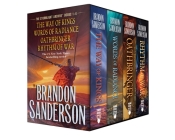 Stormlight Archives HC Box Set 1-4: The Way of Kings, Words of Radiance, Oathbringer, Rhythm of War (The Stormlight Archive) By Brandon Sanderson Cover Image