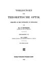 Vorlesungen Über Theoretische Optik: Gehalten an Der Universität Zu Königsberg By F. Neumann Cover Image