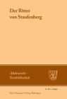 Der Ritter von Staufenberg (Altdeutsche Textbibliothek #88) By Eckhard Grunewald (Editor) Cover Image