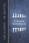 Chess Scorebook - 100 Games - 90 moves: Chess notation books - Chess recording book - 101 pages, 6