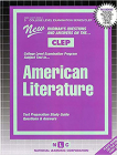 AMERICAN LITERATURE: Passbooks Study Guide (College Proficiency Examination Series) By National Learning Corporation Cover Image