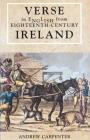 Verse in English from Eighteenth Century Ireland [Op] Cover Image